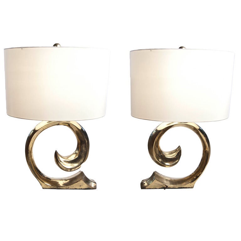 Pair of Pierre Cardin Table Lamps For Sale