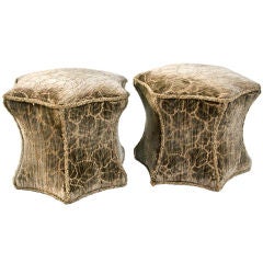 Pair of Ivy Ottomans