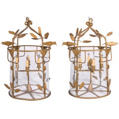 Gilt Birdcage Lanterns