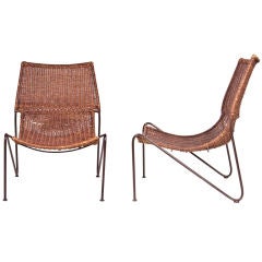 Pair of Van Keppel & Green Wicker Chairs