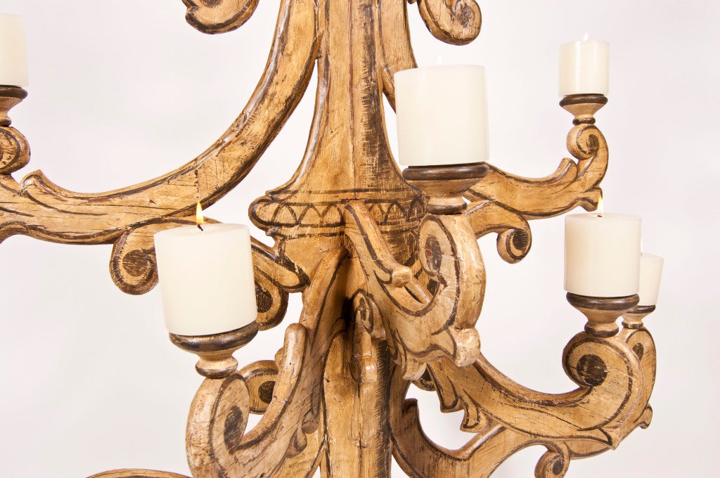 Pair of Baroque Style Prickets