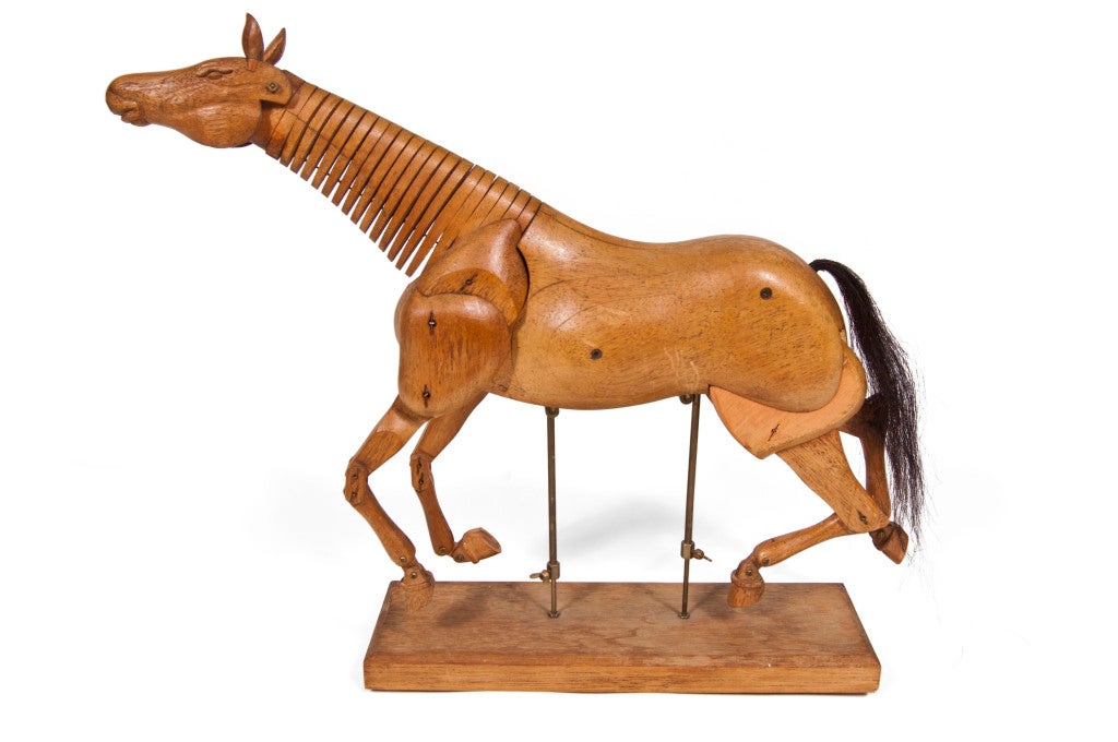 French Horse Model on Stand