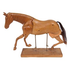 Vintage Horse Model on Stand
