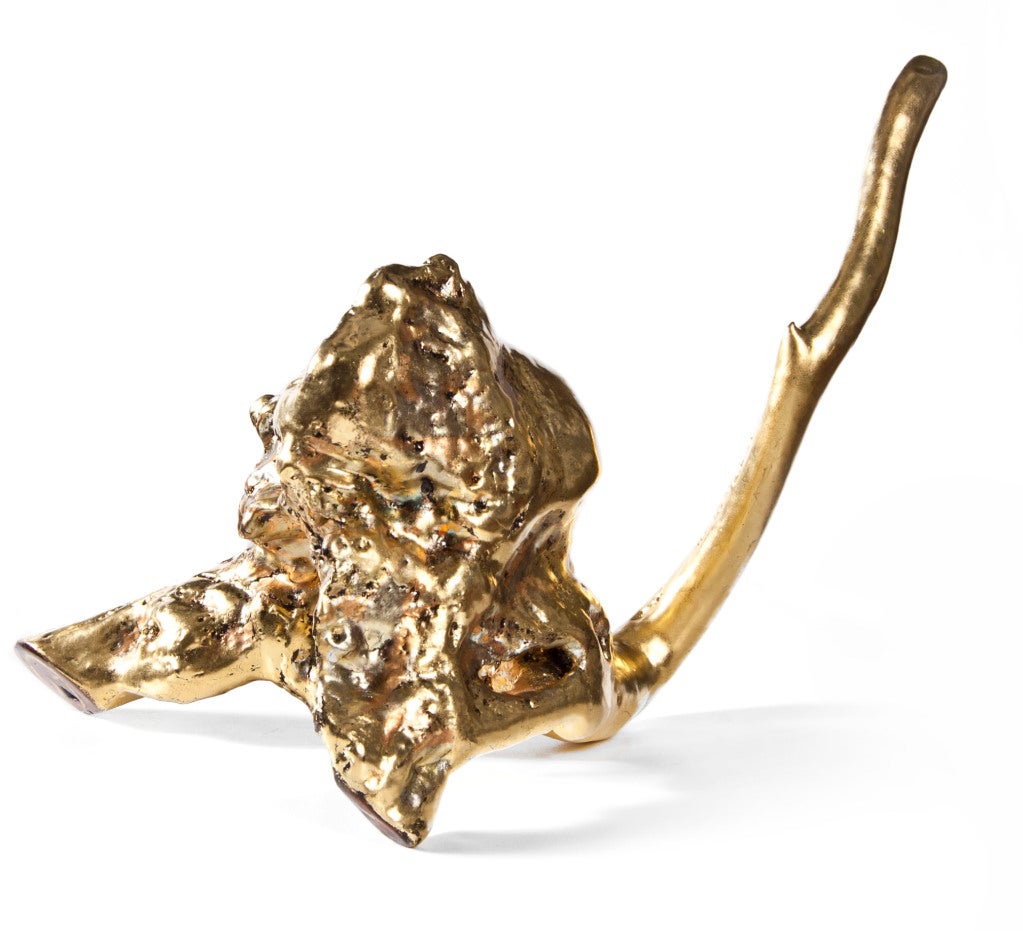 Driftwood root and 24K Gold
