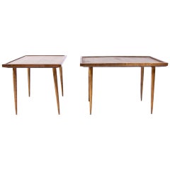 Pair of Shagreen Side Tables Pair of Shagreen Side Tables