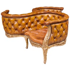 Antique Louis XV Chaperone Chair