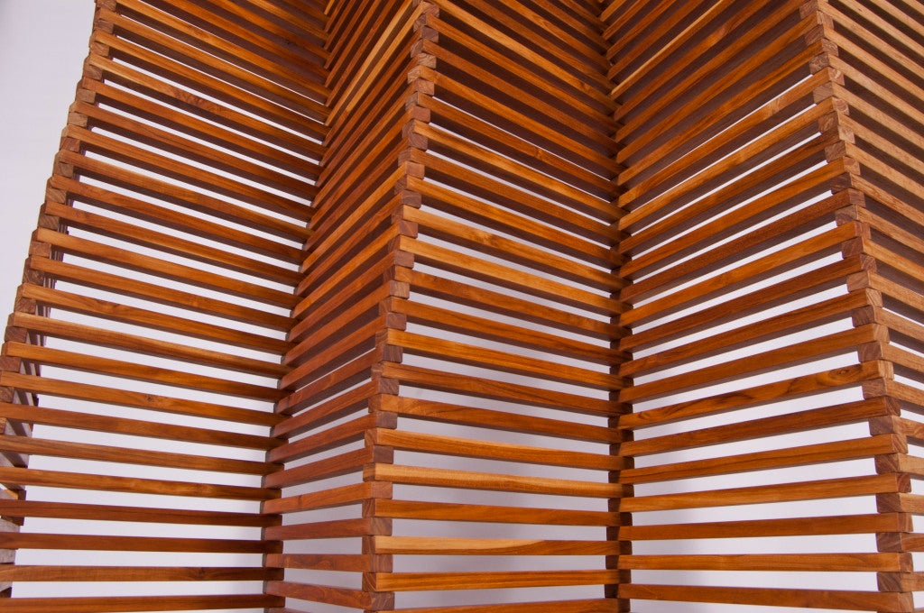 Metamorphic Wood Screen In Excellent Condition In San Francisco, CA