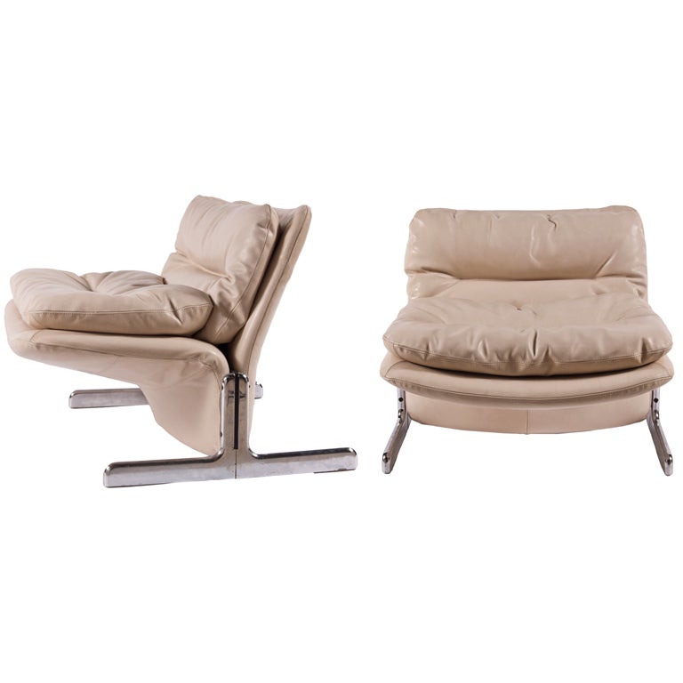 Sandwich Lounge Chairs by Titina Ammannati and Giampero Vitelli