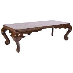 Low Crackle Cocktail Table