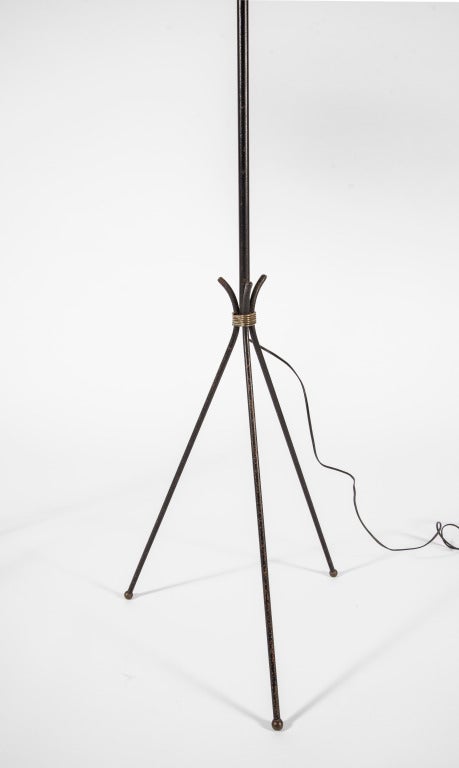 Mid-20th Century Pair of Jean Royere Floor Lamps