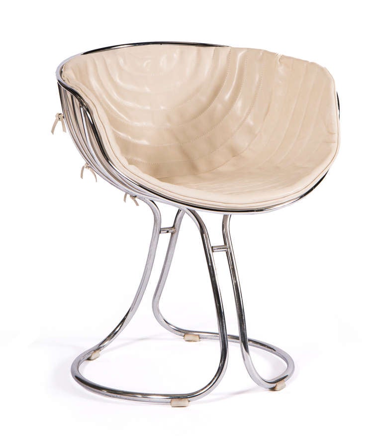 Pair of Chrome "Pan Am" Chairs