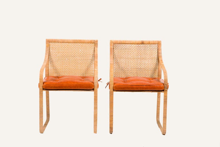 Pair of Rattan Chairs 1