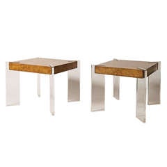 Pair of Floating Cube Tables