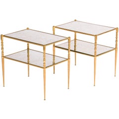 Gilded Bronze Two Tiered Tables