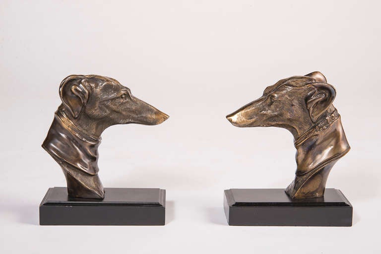 Champion Greyhound Bookends