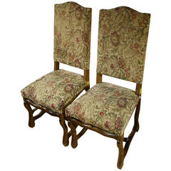 ON SALE  Chairs Pair of French Mouton