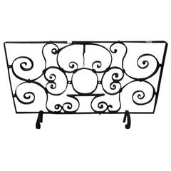 Used 18th Century Hand-Wrought Iron Part of Balcony