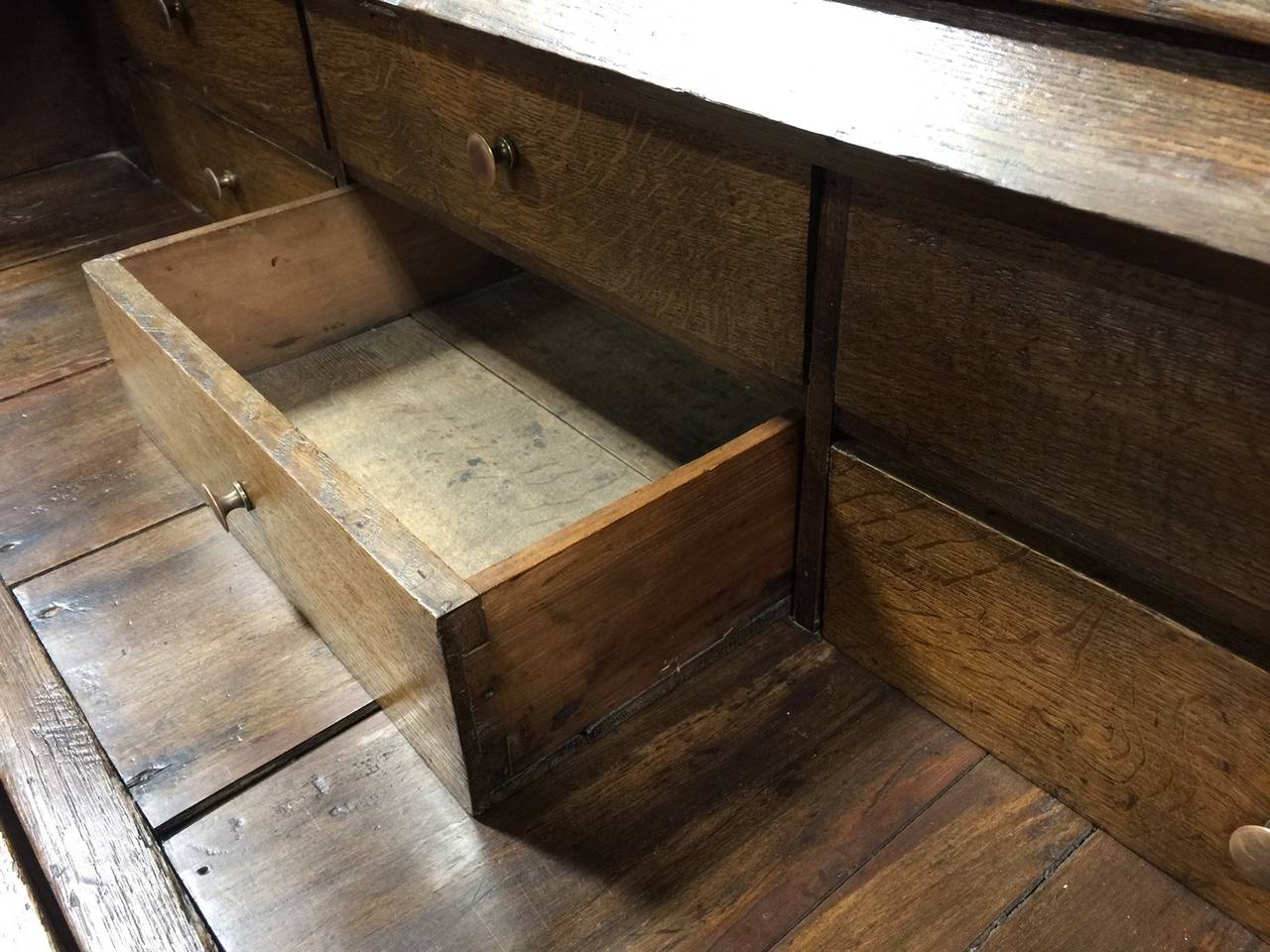 Desk Rare 18th Century Louis XV French Oak 1
