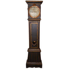 Important, circa 1790 Bornholm Longcase Clock Famous Maker Feliks Sonne