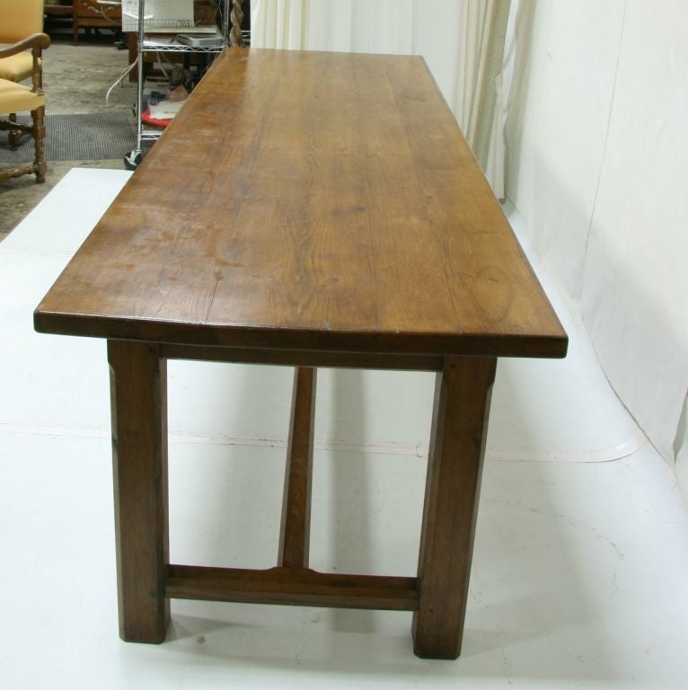 Late 1800's French Oak Dining Table 
also center table, conference table)