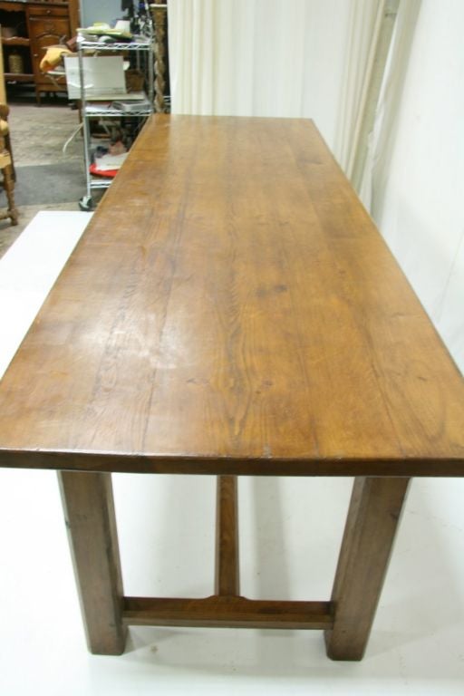 19th Century Late 1800's French Oak Dining Table