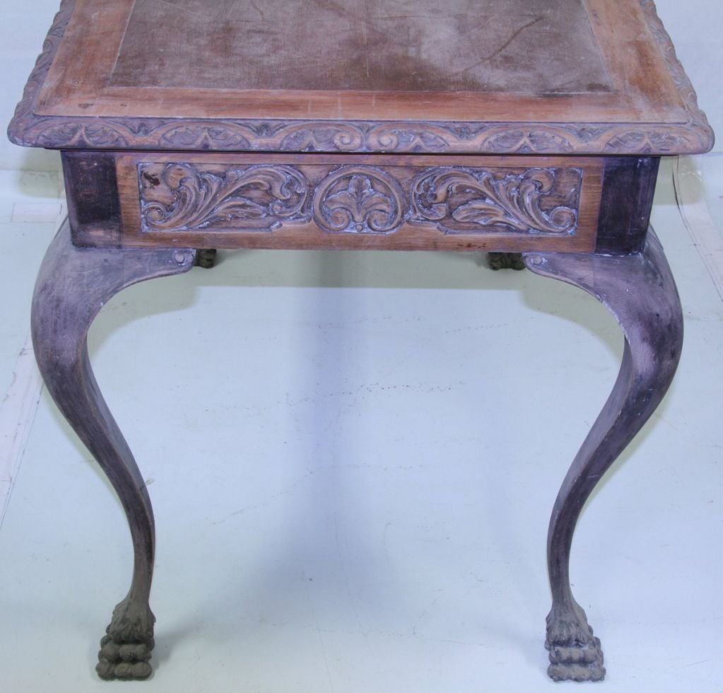 1920's Italian Baroque Carved Wood Table 2