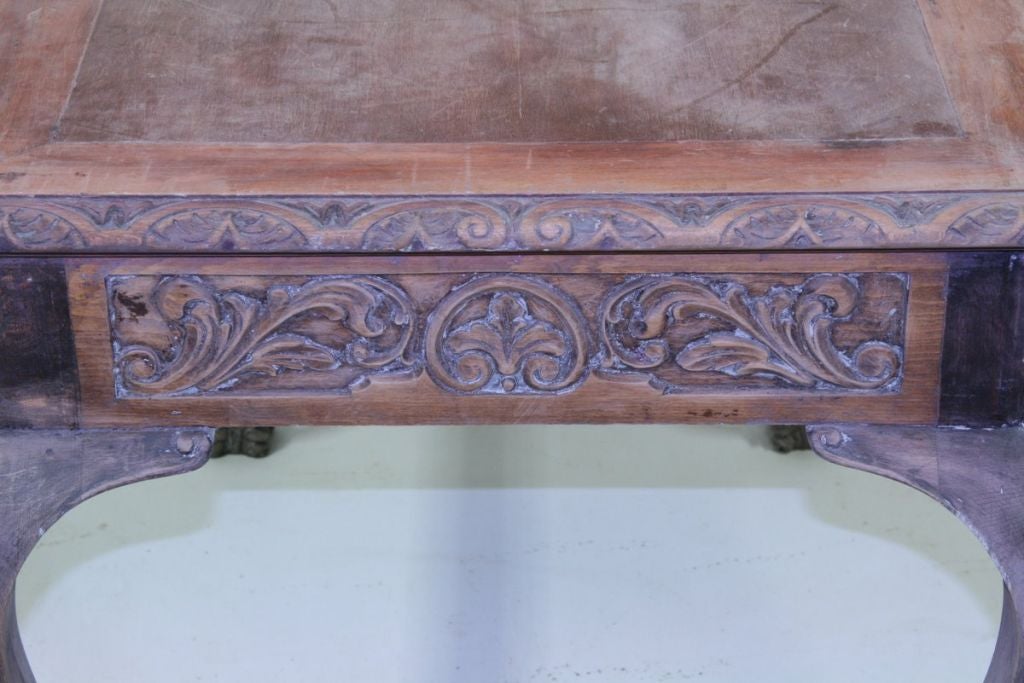 1920's Italian Baroque Carved Wood Table 3
