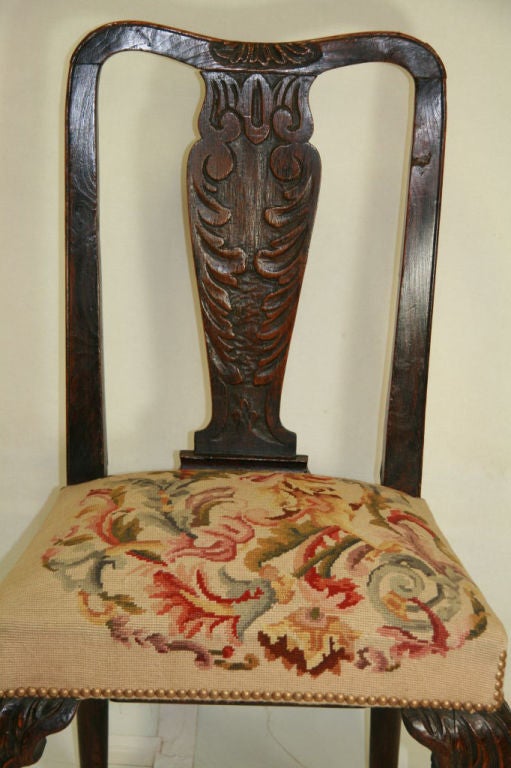 British 18th Century English Queen Anne Chair