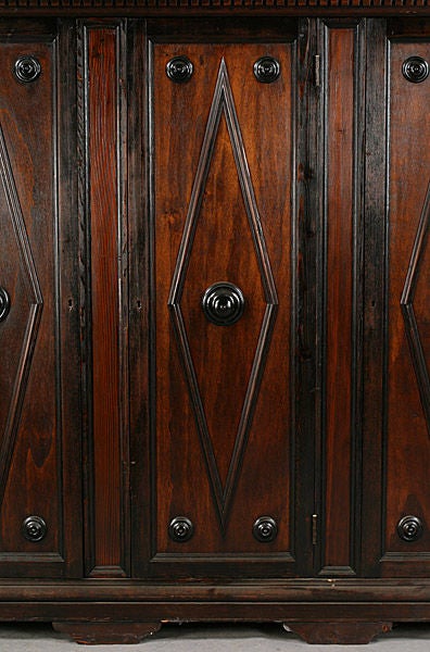 Cabinet Turn of 19th Century Northern Italian Pine Cupboard In Excellent Condition In San Francisco, CA