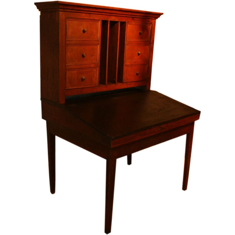 ON SALE  Desk 19th Century French Pine Pupitre Desk For Sale