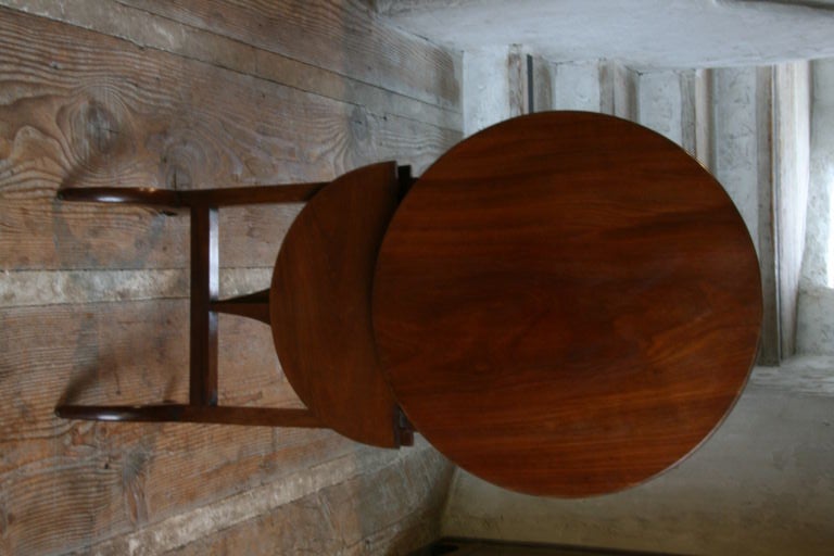 CLOSING SALE  Table, 19th Century French Mahogany Drop-Leaf