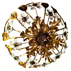 1920's French Ceiling Light