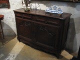 Antique Great Size Early 1800
s Louis XV Style Oak Buffet