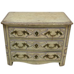 Of  The Period Louis XIV Parisienne  Commode Painted