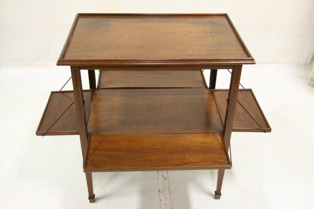 French 19th Century Louis Philippe Mahogany Dessert Table