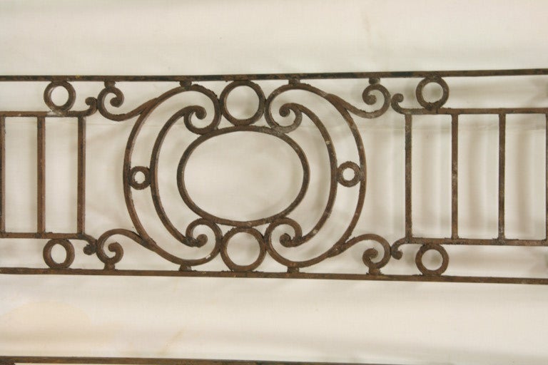 Late 19th Century Wrought Iron Pieces In Excellent Condition In San Francisco, CA