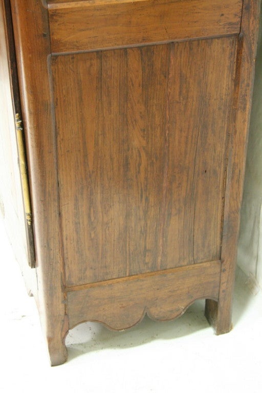 18th Century and Earlier 18th Century French Walnut Armoire From Normandy
