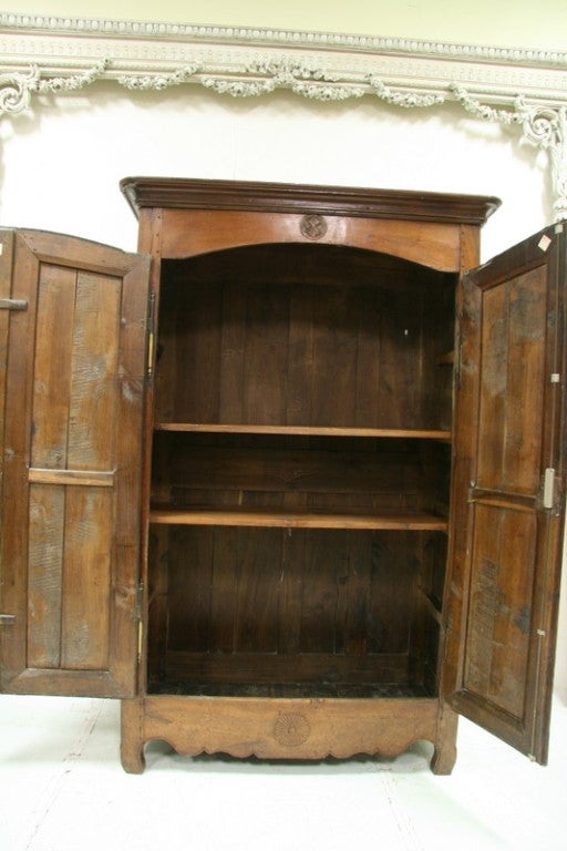 18th Century French Walnut Armoire From Normandy 2