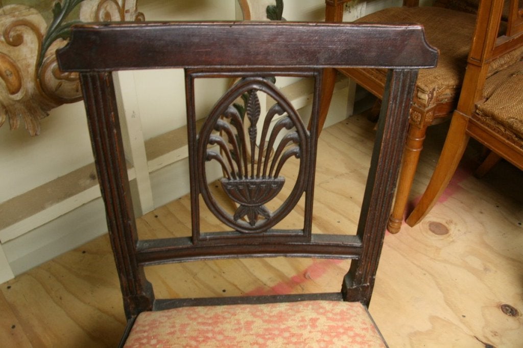 Neoclassical Chair  18th Century French Side Two Available