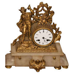 Antique French Mantel Clock in Running Order, circa 1900