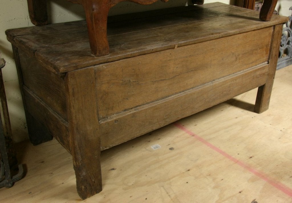 18th Century Walnut Coffer missing floor