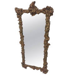 1890s Art Nouveau Frame with Mirror