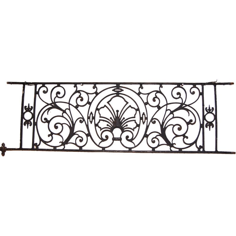 19th Century Cast  Iron Window Guard