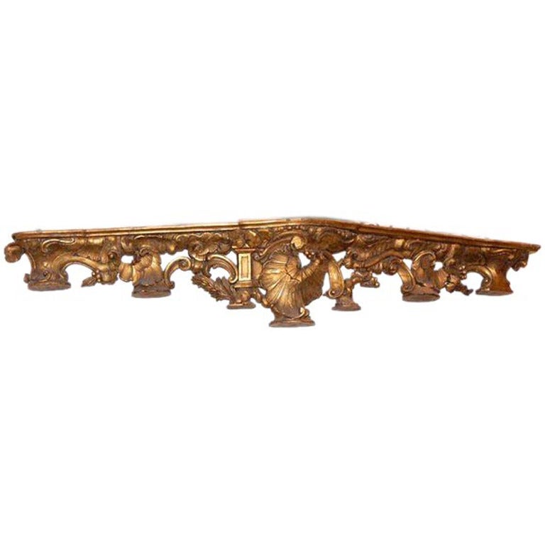 CLOSING SALE Shelf Early 18th Century Italian  From Cathedral in Turin Italy