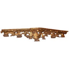 CLOSING SALE Shelf Early 18th Century Italian  From Cathedral in Turin Italy