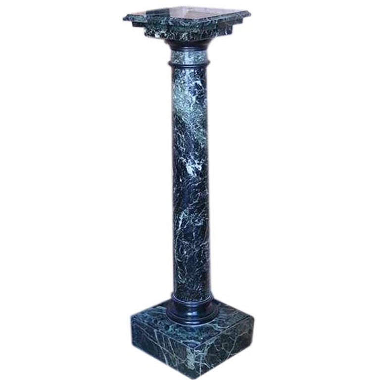 Turn of the 19th Century Marble Pedestal
