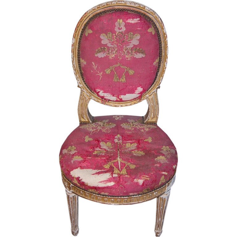 18th Century Signed Slipper Chair