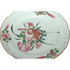 Antique 19th Century Faience Plate