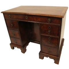 18th Century English Walnut Desk Dressing Table 3