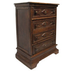 18th Century Italian Comodino Chest of Drawers